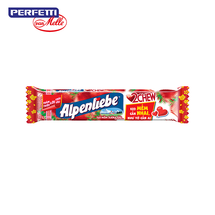 kẹo alpenliebe 2chew hương dâu phiên bản câu chúc tết 2022 (gói 16 thỏi) 2