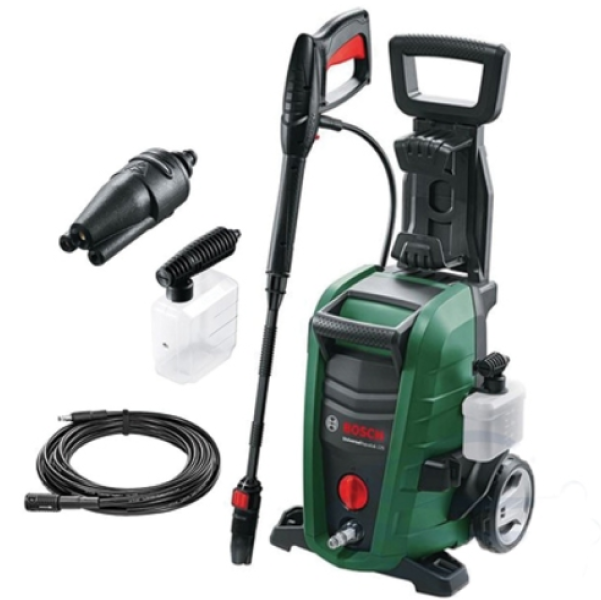 [HCM]Máy phun xịt rửa áp lực cao 125 bar Bosch AQT 125 chạy êm Tự ngắt khi không rửa Một đầu xịt rửa 3 chế độ Bảo hành điện tử 6 tháng công nghệ Đức