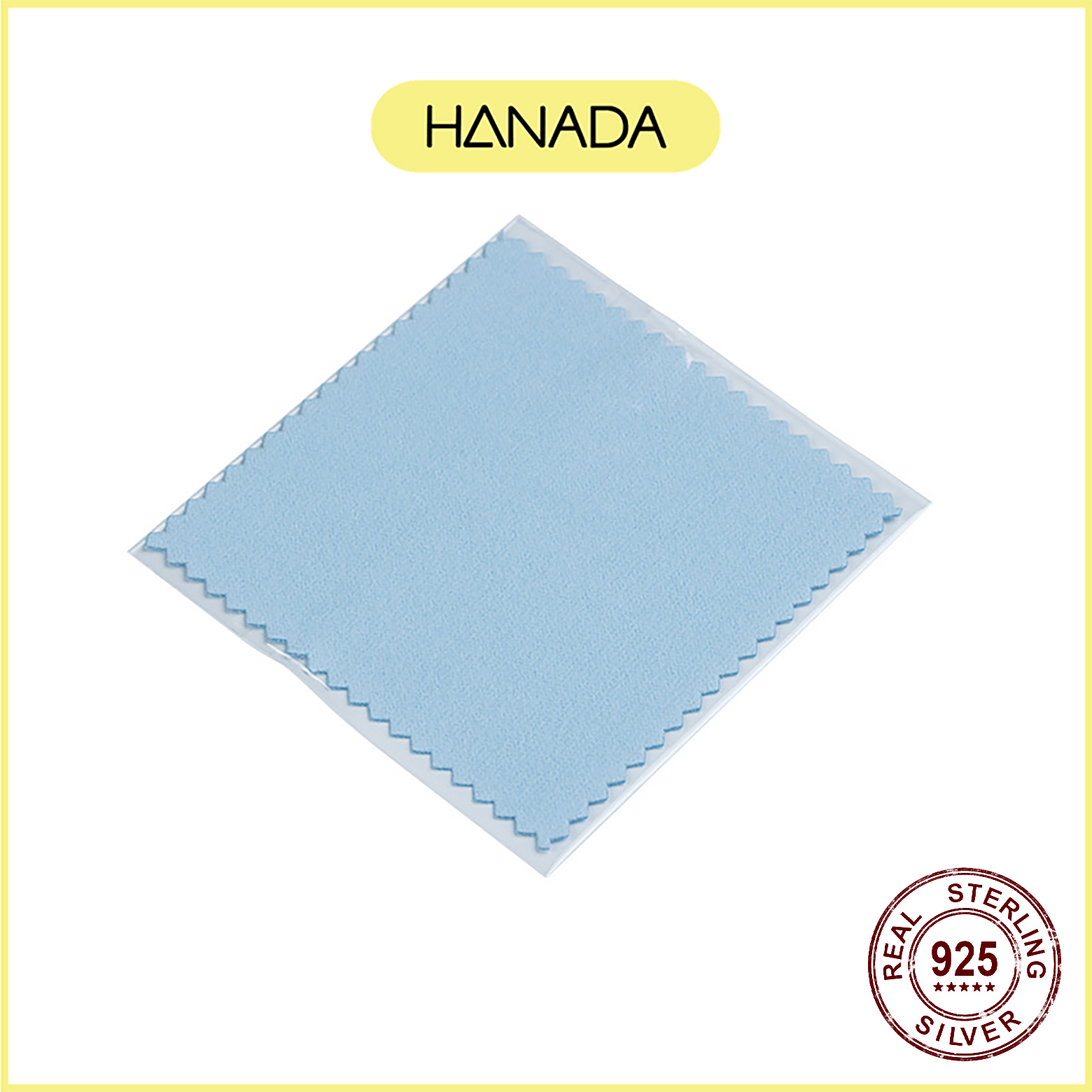 Khăn lau trang sức vàng bạc hanada dụng cụ làm sáng 0961