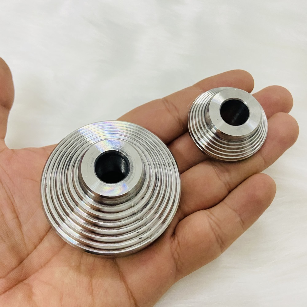 Chụp cốc canh bánh trước sau INOX304 cho xe WAVE, DREAM thắng đĩa trước sử dụng đùm s110 đĩa phẳng