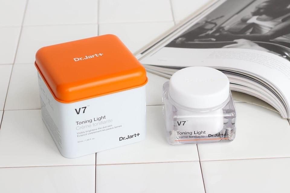 Kem dưỡng trắng và tái tạo da v7 dr.jart toning light hàn quốc 50ml mẫu mới 2019