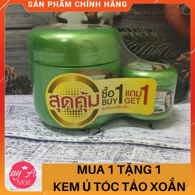 Kem ủ tóc cruset tảo xoắn thái lan 500ml và 40ml