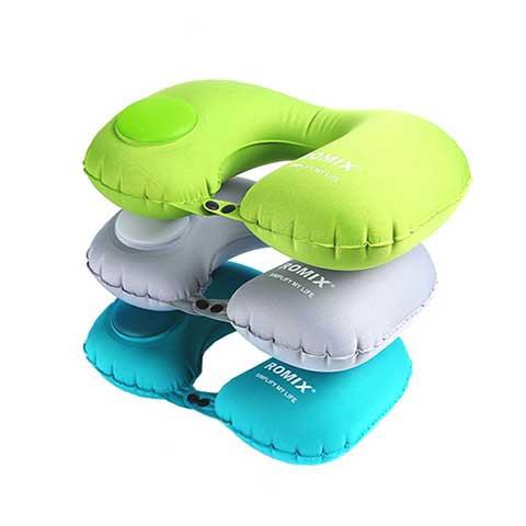 Gối hơi kê cổ romix - kê cổ tựa văn phòng tích hợp bơm cam kết hàng đúng mô tả chất lượng đảm bảo an toàn đến sức khỏe người sử dụng