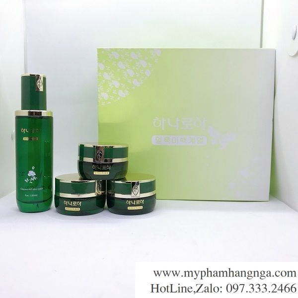 Bộ mỹ phẩm hoa cúc - trị nám, tàn nhang dưỡng trắng da hàn quốc