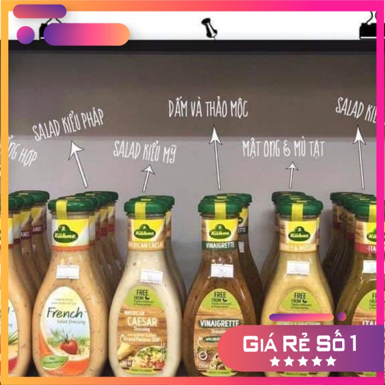 Sốt Trộn Salad Hiệu Kiihne Salad Dressing 250Ml (Thousand Islands)
