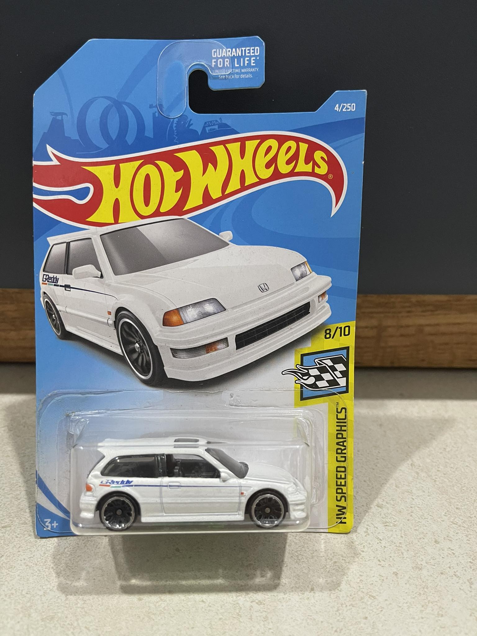 Xe mô hình đồ chơi cơ bản hotwheels 1:64 - '90 honda civic ef