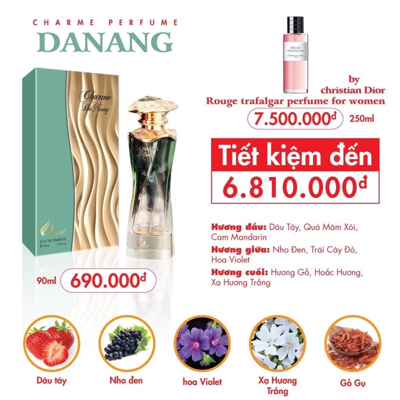 Nước hoa tỉnh thành danang 90ml goodcharmee.