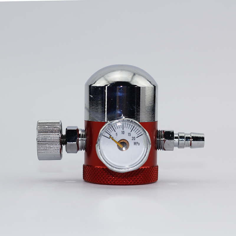 Van Điều Áp Khí Argon 2008 - Đỏ  Tiết Kiệm Khí Lắp Cho Bình Khí Argon Dùng Cho Hàn Tig