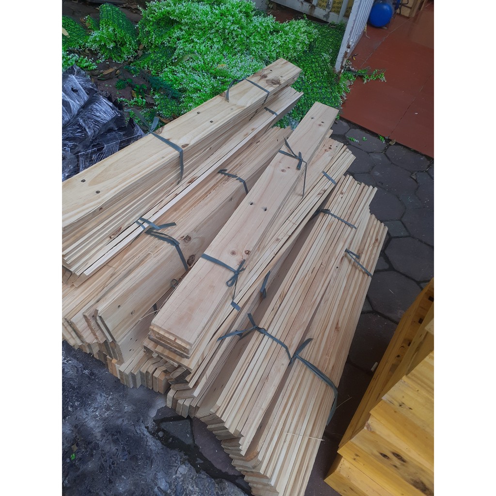 Gỗ palet kích thước 1m1 x 9,5cm đã bào láng 4 mặt