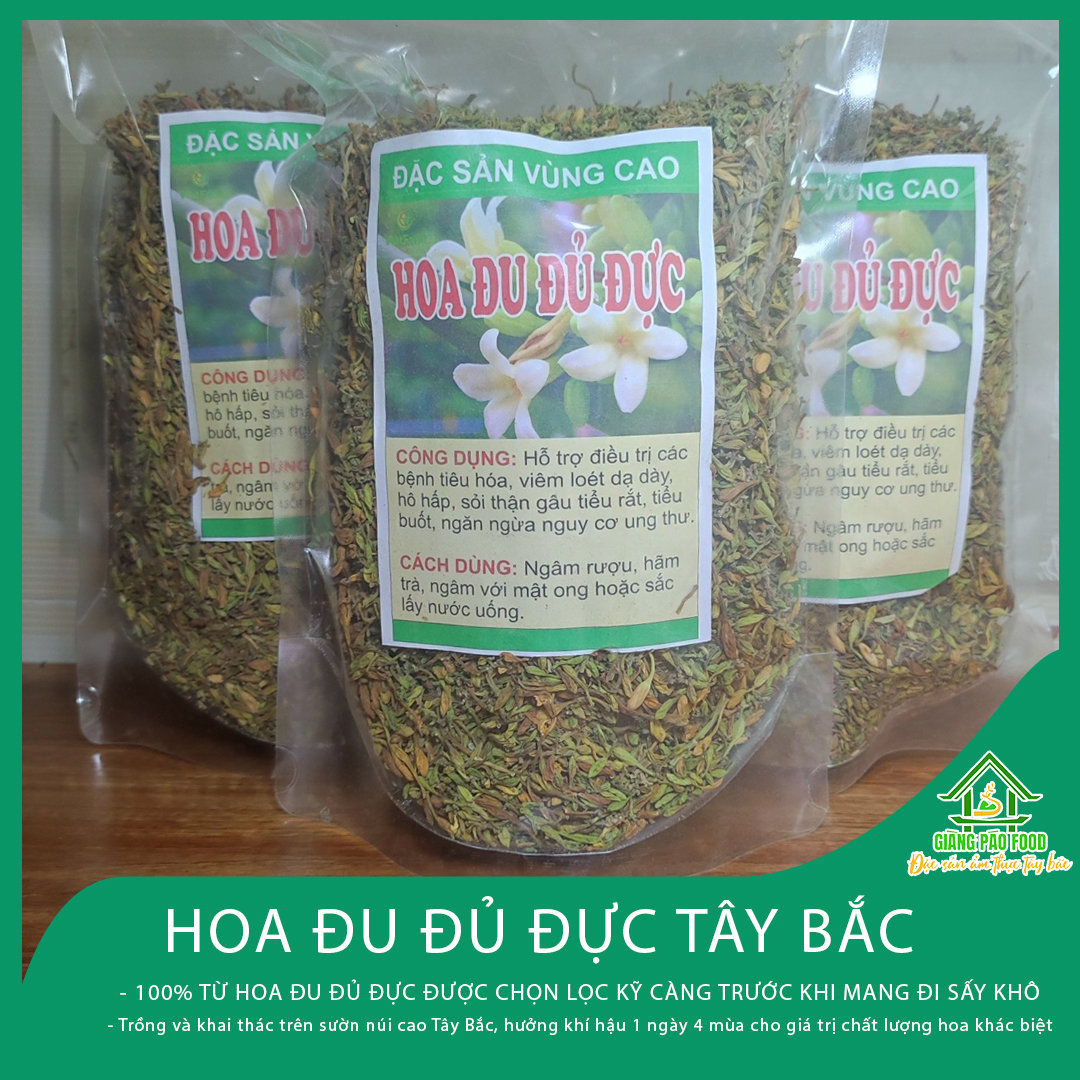 Hoa đu đủ đực sấy khô Tây Bắc loại nhiều hoa