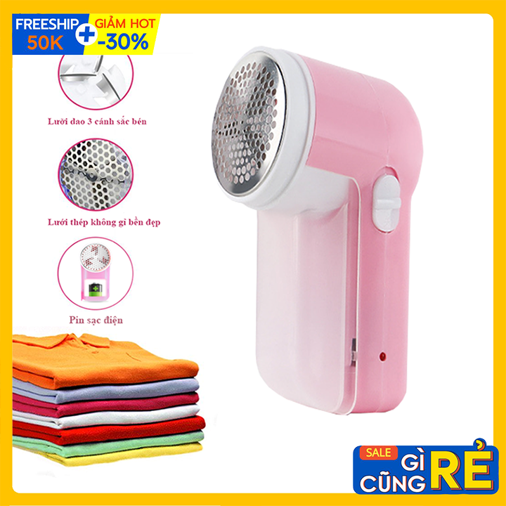 Máy cắt lông xù quần áo cắt chỉ thừa và hút siêu sạch