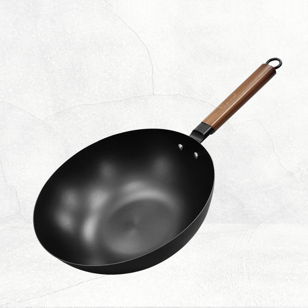 Chảo Thép Carbon Hikaru  La gourmet Blue Steel 30 Cm Lòng Sâu-412515