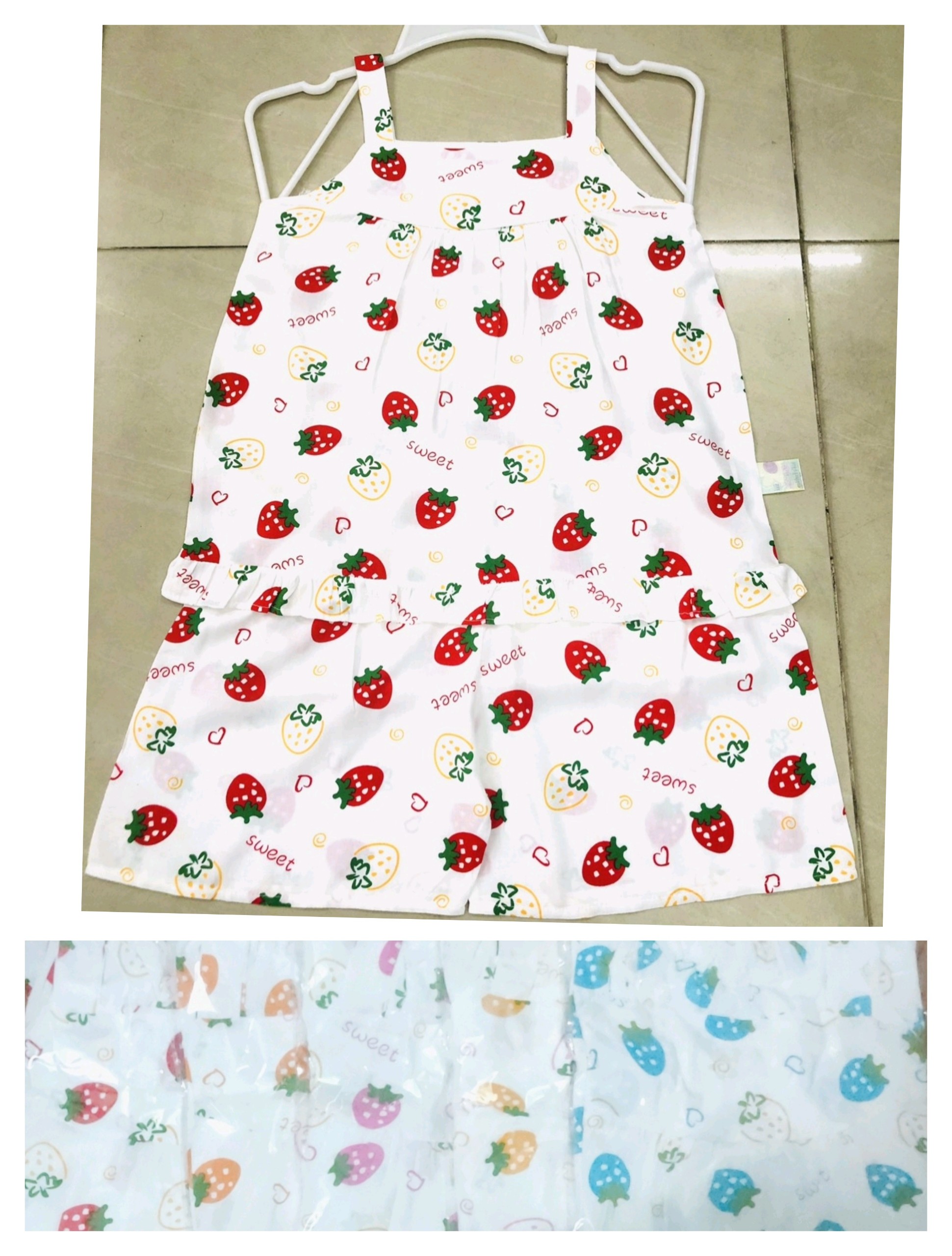 Đồ Bộ Tole Hai Dây Bé (22-26kg) (giao màu ngẫu nhiên) - 2