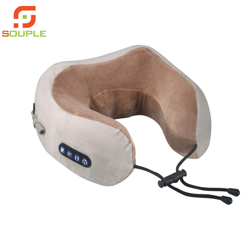 Gối kê cổ massage chữ u souple cao cấp, gối ngủ văn phòng, du lịch, lái xe - hàng chính hãng