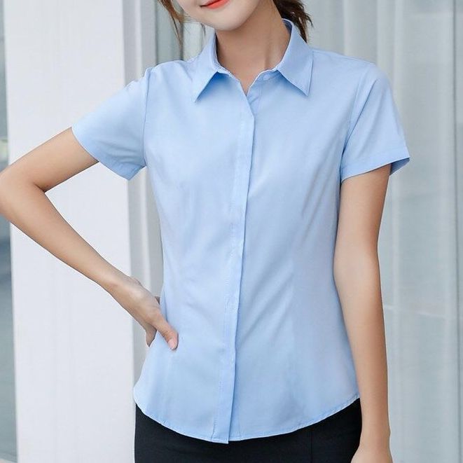 Áo sơ mi nữ ngắn tay màu trơn (nhiều màu) cực đẹp thời trang nữ mặc đi học đi làm đi chơi mẫu mới Chất liệu cao cấp cho cảm giác mềm mại thoáng mát và vô cùng dễ chịu khi mặc.