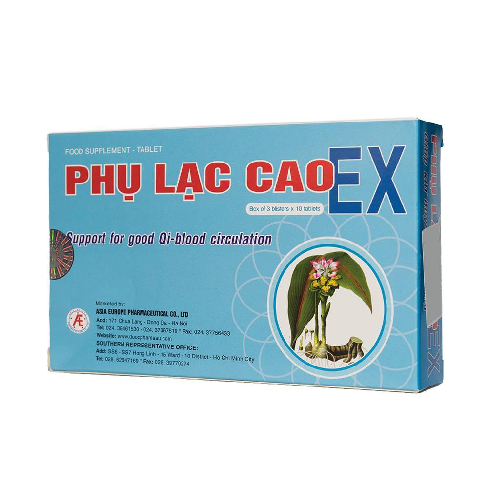 ✅✅✅ phụ lạc cao - hỗ trợ lưu thông khí huyết