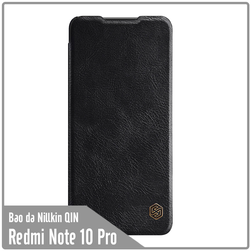 Bao da cho Xiaomi Redmi Note 10 Pro Nillkin Qin - Hàng nhập khẩu