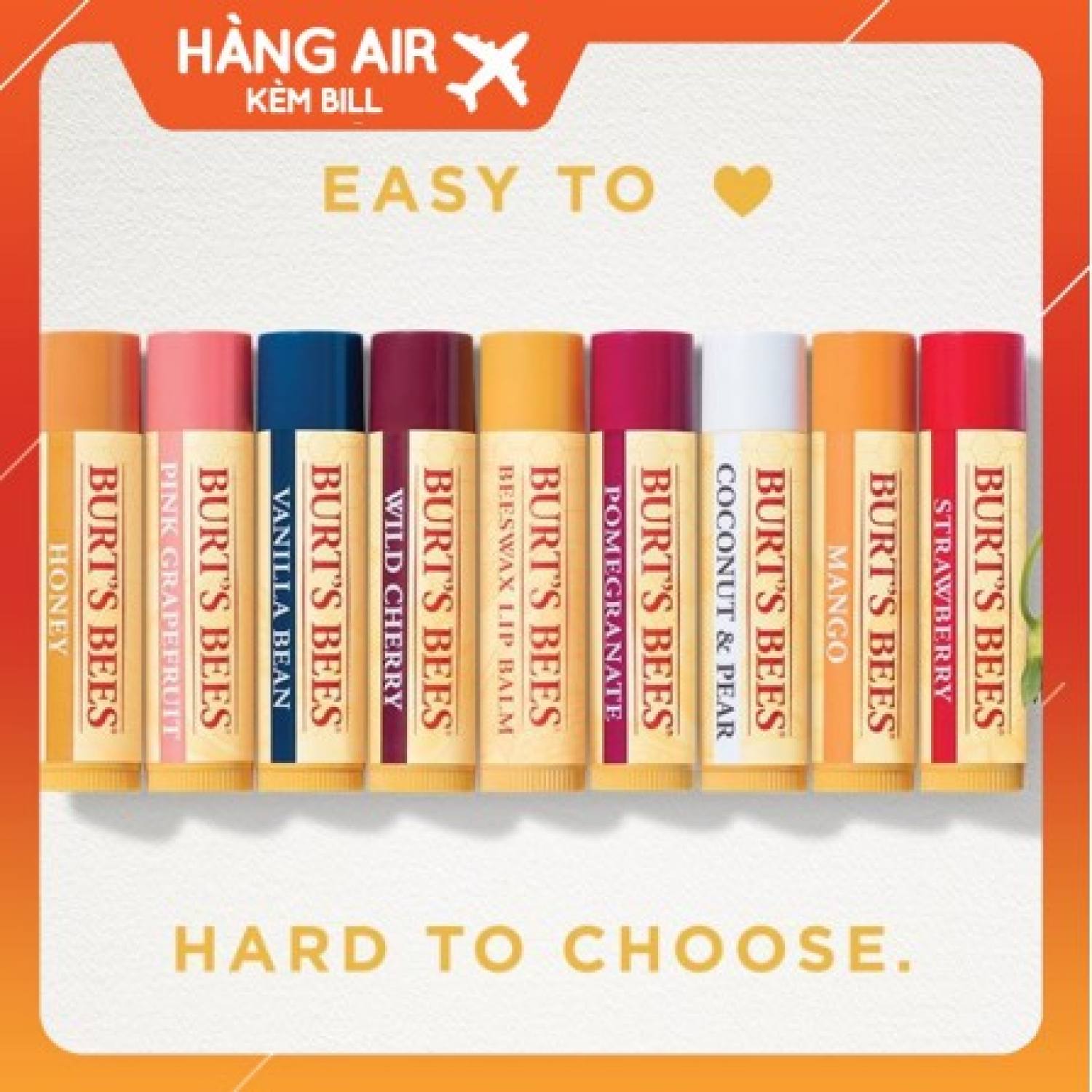 Son dưỡng không màu Burt's Bees Moisturizing Lip Balm