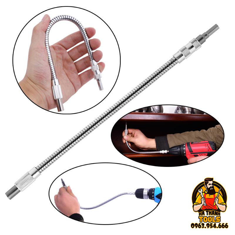 Thanh Chuyển Hướng Khoan Bắt Vít Kim Loại Dài 300mm