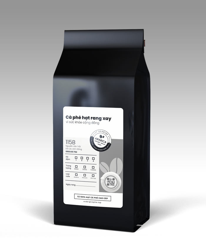 Cà phê arabica cầu đất - rang sáng màu