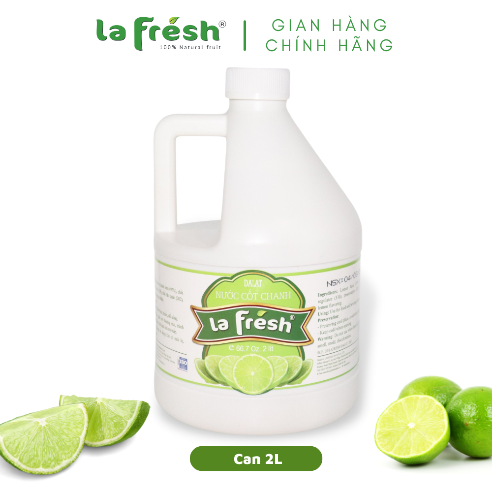 Nước Cốt Chanh Tươi Lafresh Đà Lạt 2 lít