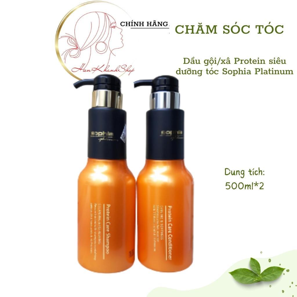 Dầu gội/xả siêu dưỡng tóc Protein Care Sophia Platinum 500ml Hàn Quốc