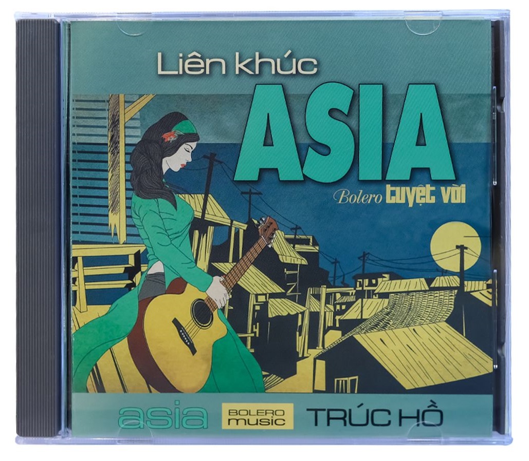 Đĩa cd liên khúc asia bolero tuyệt vời - cd nhạc vàng chất lượng cao