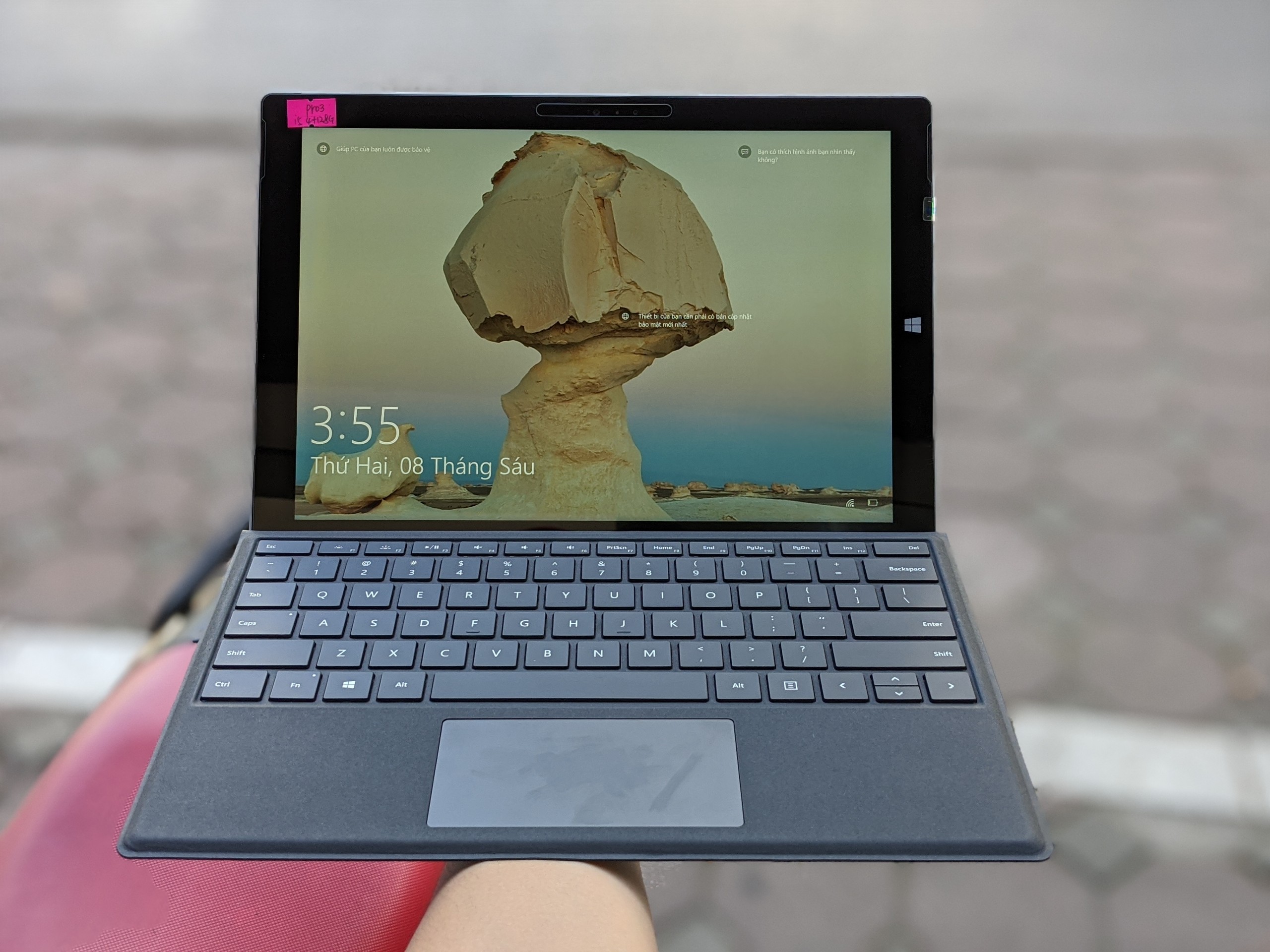 Microsoft Surface Pro 3 Nhập Khẩu Mỹ Core I5 4GB SSD 128GB Window 10 Pro || Kèm sạc và phím chính hãng Microsoft Mua hàng tại Playmobile