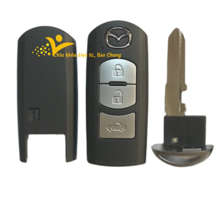 Vỏ chìa khóa smarkey xe mazda 2 nút,3 nút,đầu chìa có thông số chuẩn hàng chìa zin theo xe.