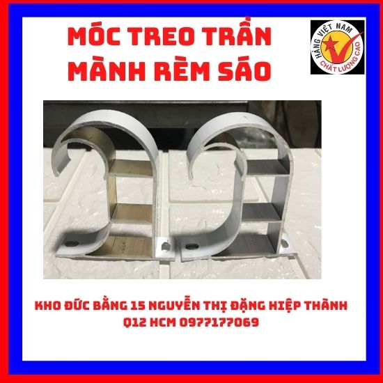 phụ kiện móc treo giá đỡ mành  tre màn  trúc rèm vải  rèm sáo nhựa  treo trần ,treo tường  bằng nhôm ,tiện lợi chắn khi lắp ráp