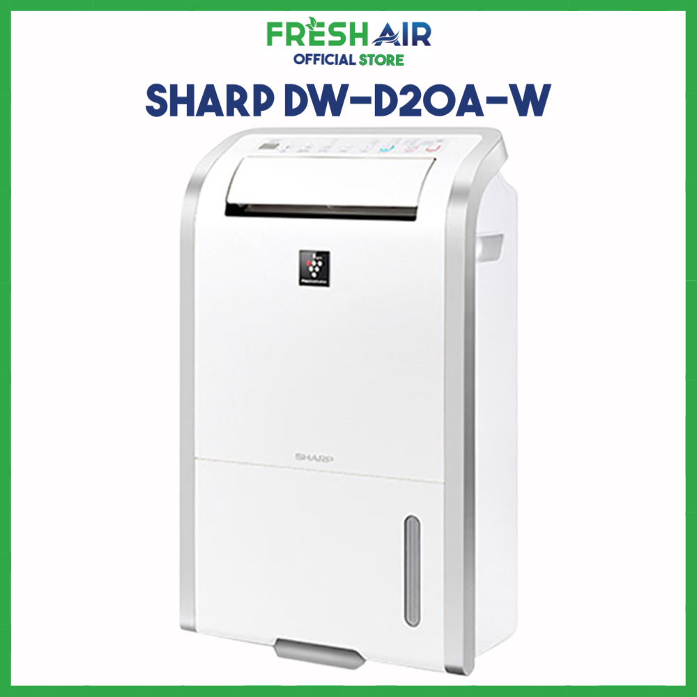 Máy tạo ion và hút ẩm Sharp DW-D20A-W (50m²/20lít)