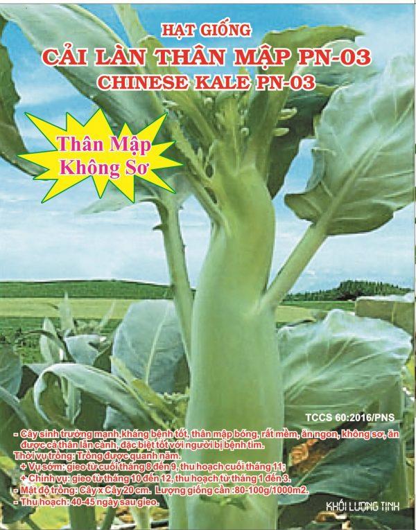 [HCM]CẢI LÀN THÂN MẬP F1 PHÚ NÔNG PN- 03 _GÓI 10GRAM  CHẤT LƯỢNG TỐT .