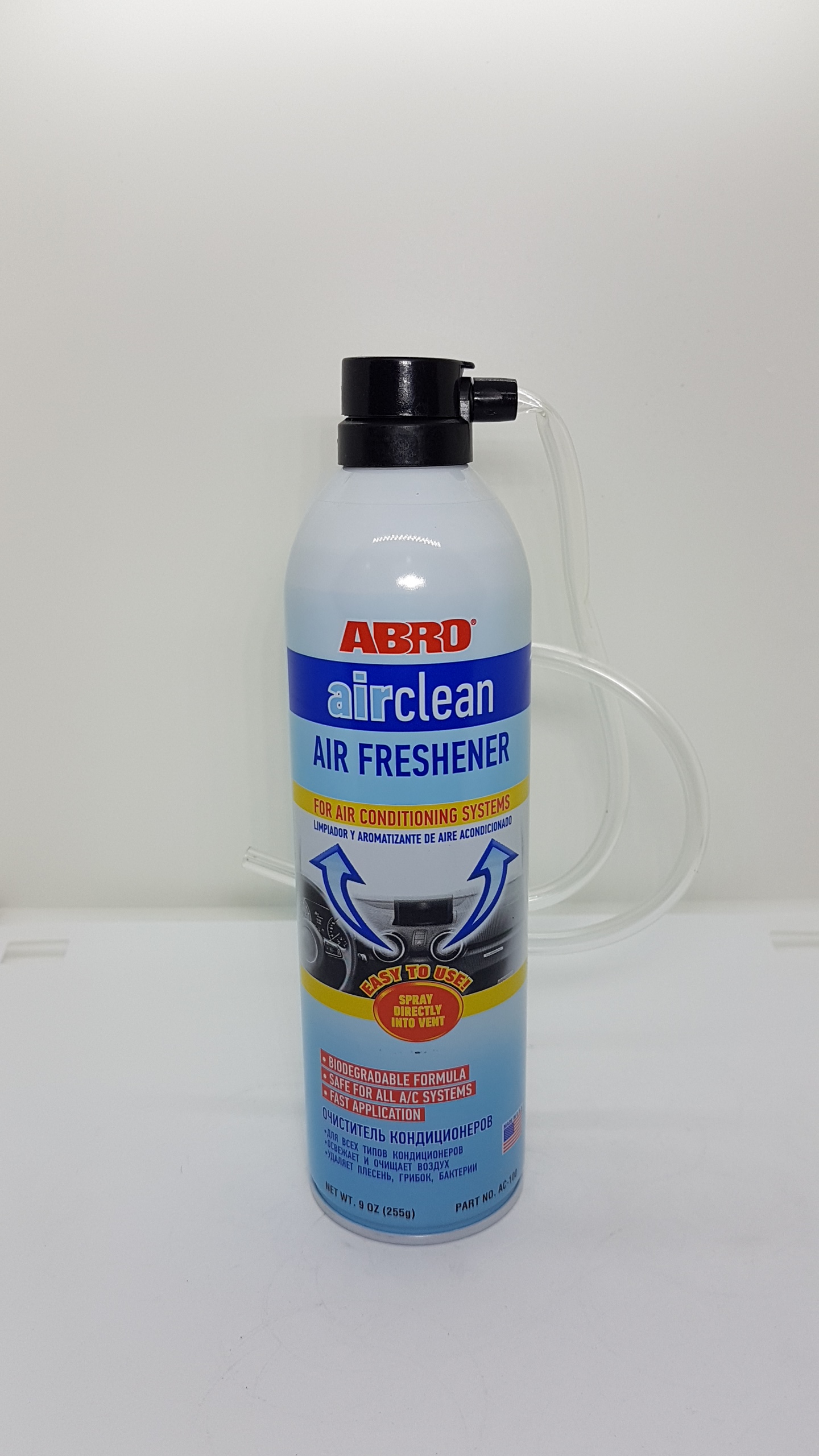Dung Dịch Vệ Sinh Khử Mùi Điều Hòa Xe Ô tô ABRO AIR CLEANER