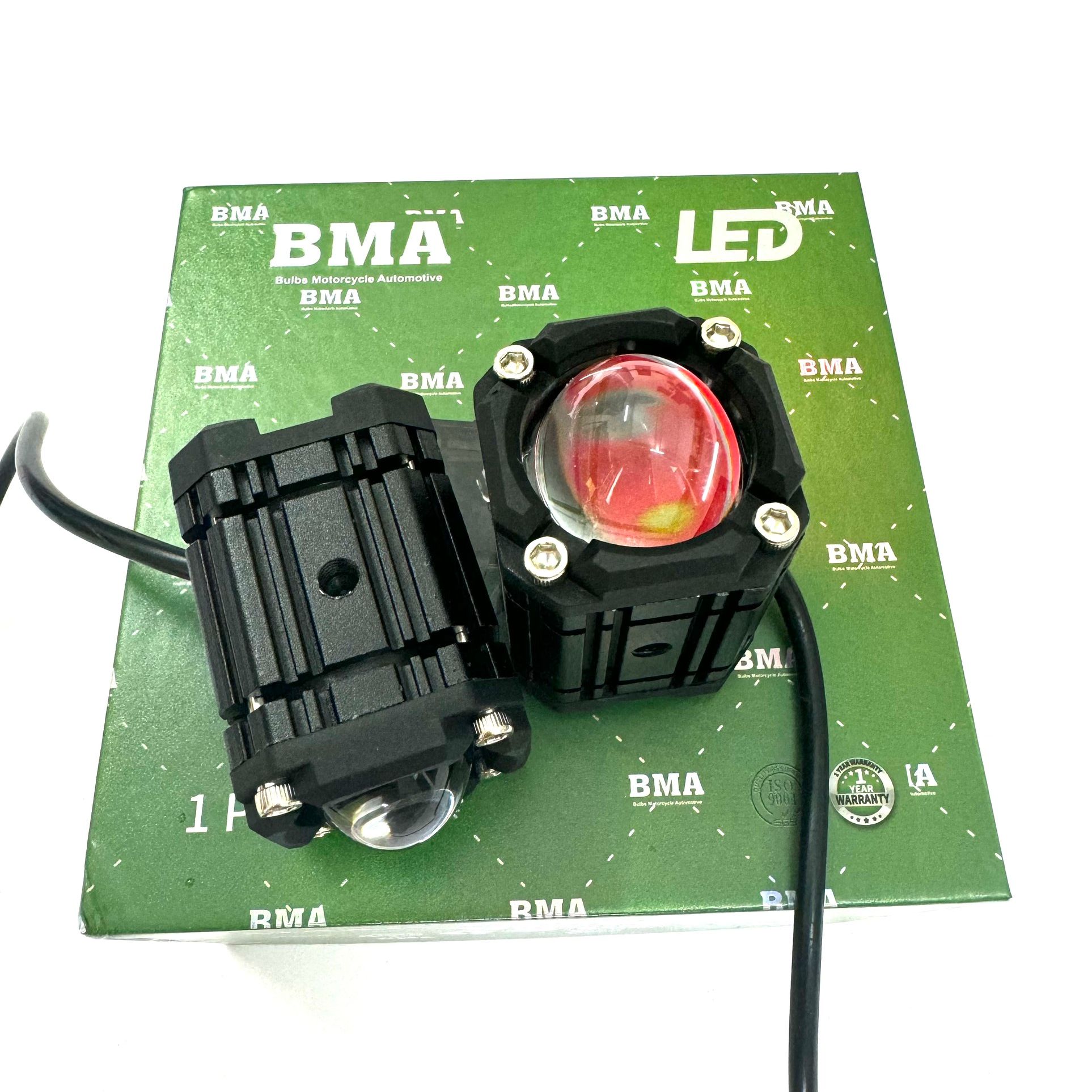 Đèn trợ sáng mini bma bi cầu w2 4 chế độ sáng chính hãng tích hợp auto passing