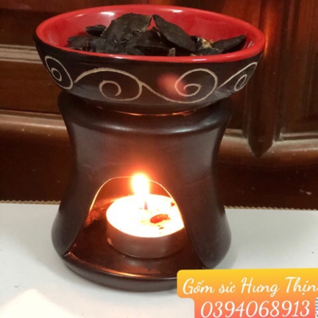 bếp đốt bồ kết , thảo mộc , xả chanh.. ( dáng trống đồng )