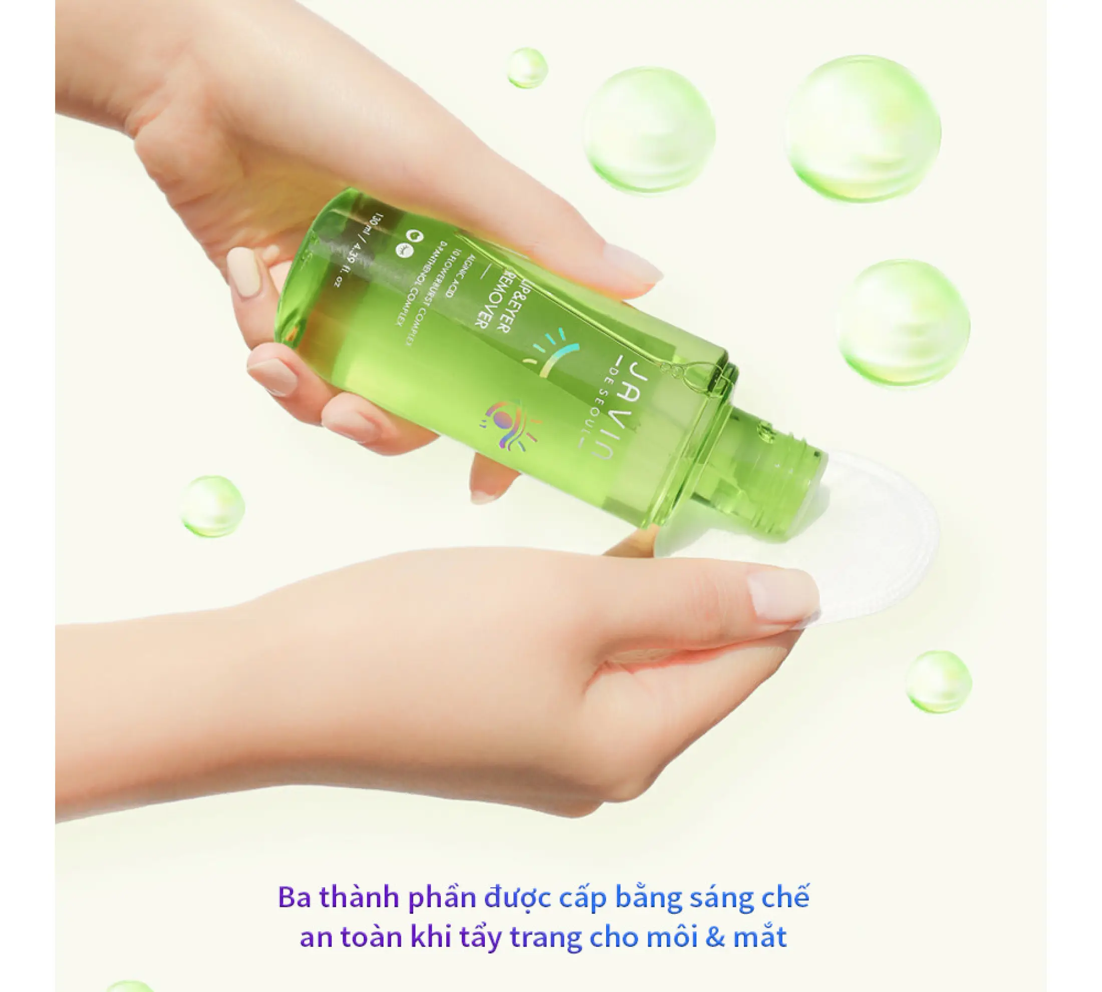 Nước tẩy trang mắt môi Javin De Seoul Lip&Eye Remover