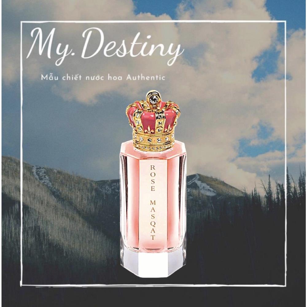 🖤 nước hoa dùng thử royal crown rose masquat test 10ml/20ml _mʏ.dᴇsᴛɪɴʏ