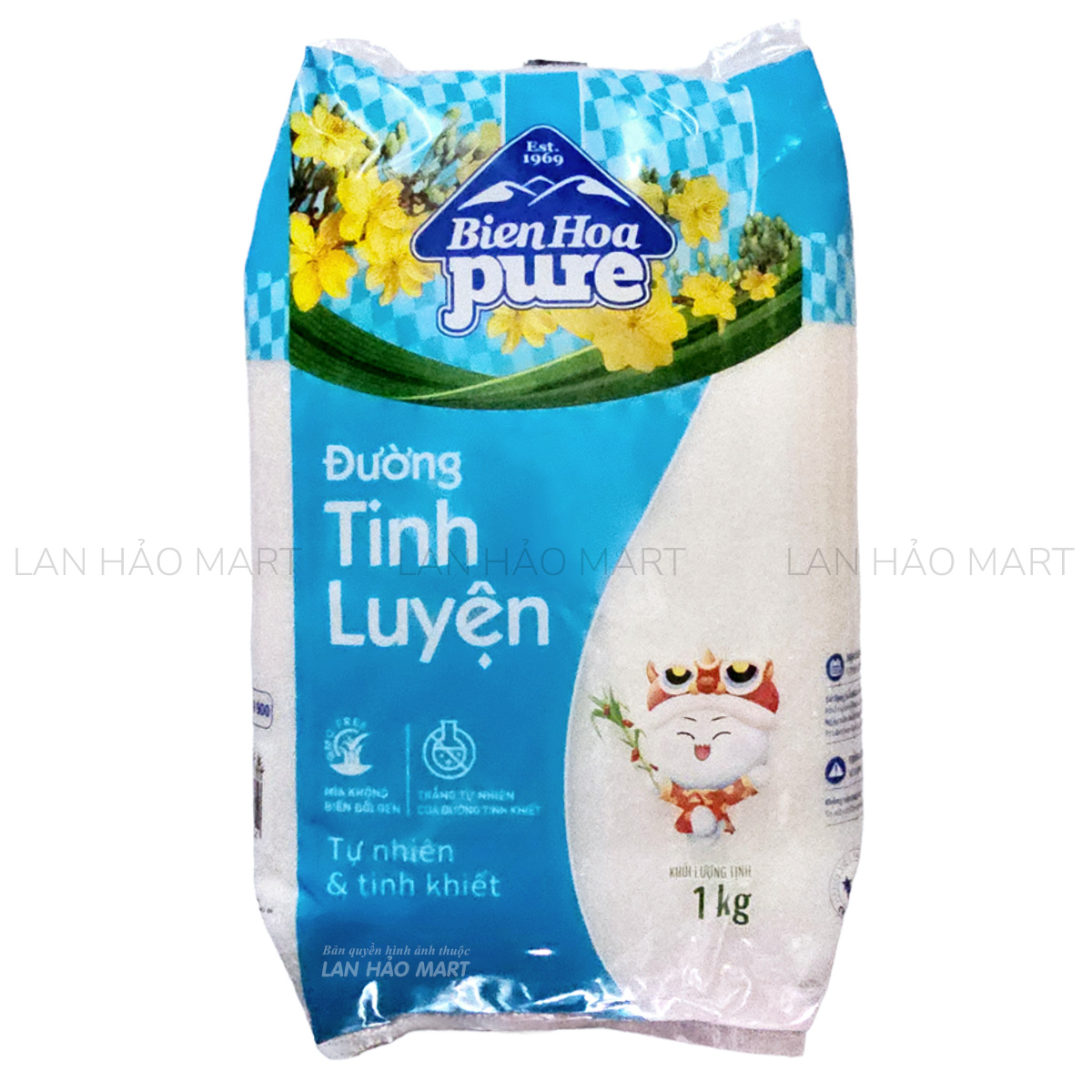 Đường biên hòa pure tinh luyện 1kg