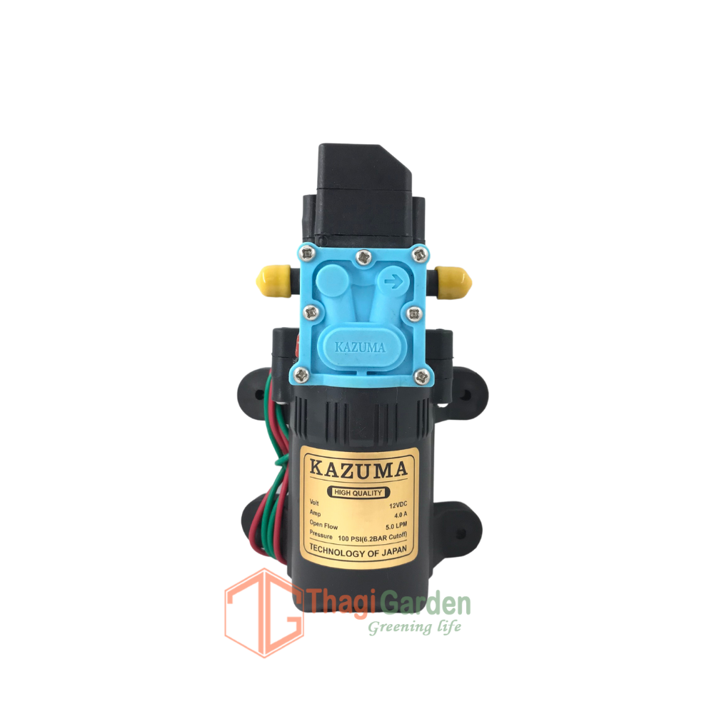 Máy bơm Phun sương làm mát Kazuma (Nắp xanh) dùng điện 12V