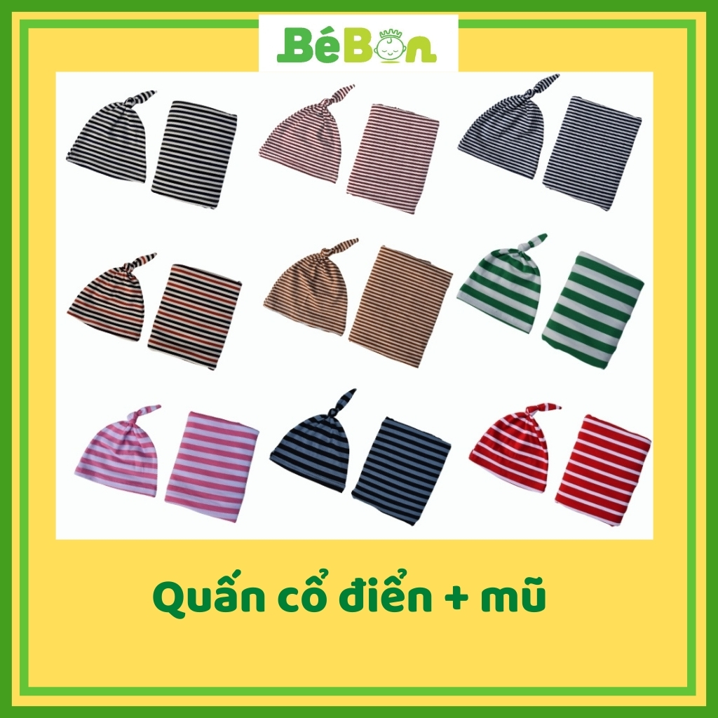 Quấn chũn Bé Bon kèm mũ, ủ kén, nhộng ngủ nhộng chũn Bé Bon kèm mũ cùng màu siêu xinh