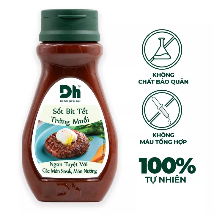 [ Miễn Phí Giao Hàng ]Sốt Bít Tết Trứng Muối - Chấm Kèm Các Món Chiên Nướng - Khối lượng 200gr - Giao Nhanh HCM