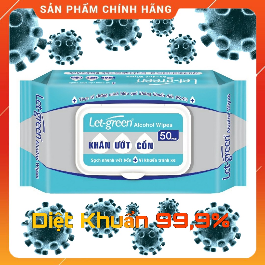 Combo 6 bịch khăn giấy ướt có cồn
