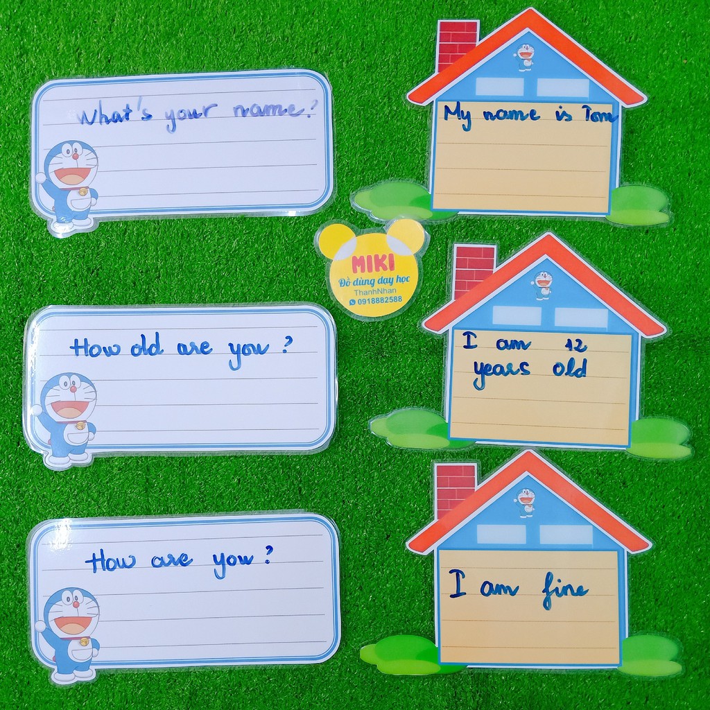 Bộ doraemon tìm nhà (Đồ Dùng Dạy Học MIKI)