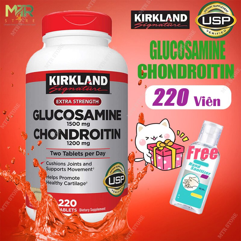 Viên Uống Bổ Xương Khớp Kirkland Signature Glucosamine 1500mg &