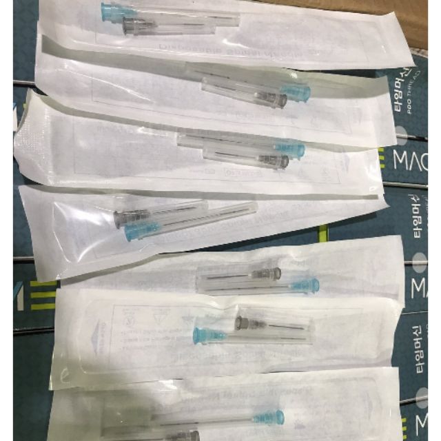 Kim 23G 25 G 27 Gkim Caluna Tiêm Filler Mặt Body Mông Xóa Nhăn Thâm Quần Mắt