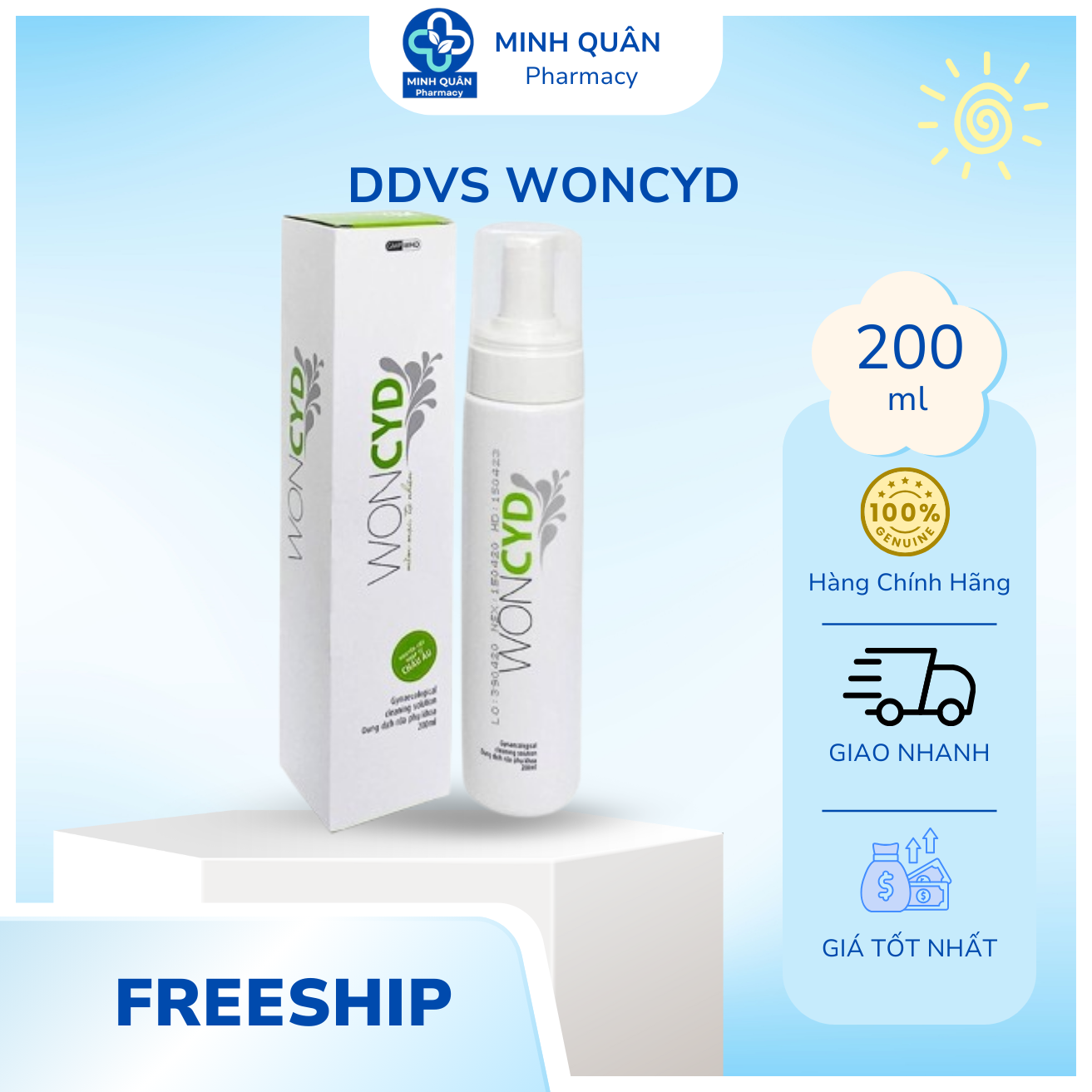 DUNG DỊCH VỆ SINH WONCYD