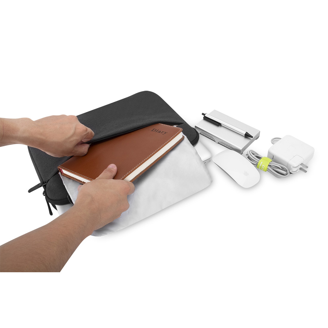 Túi máy tính pofoko cn 15 dùng cho macbook màu đen