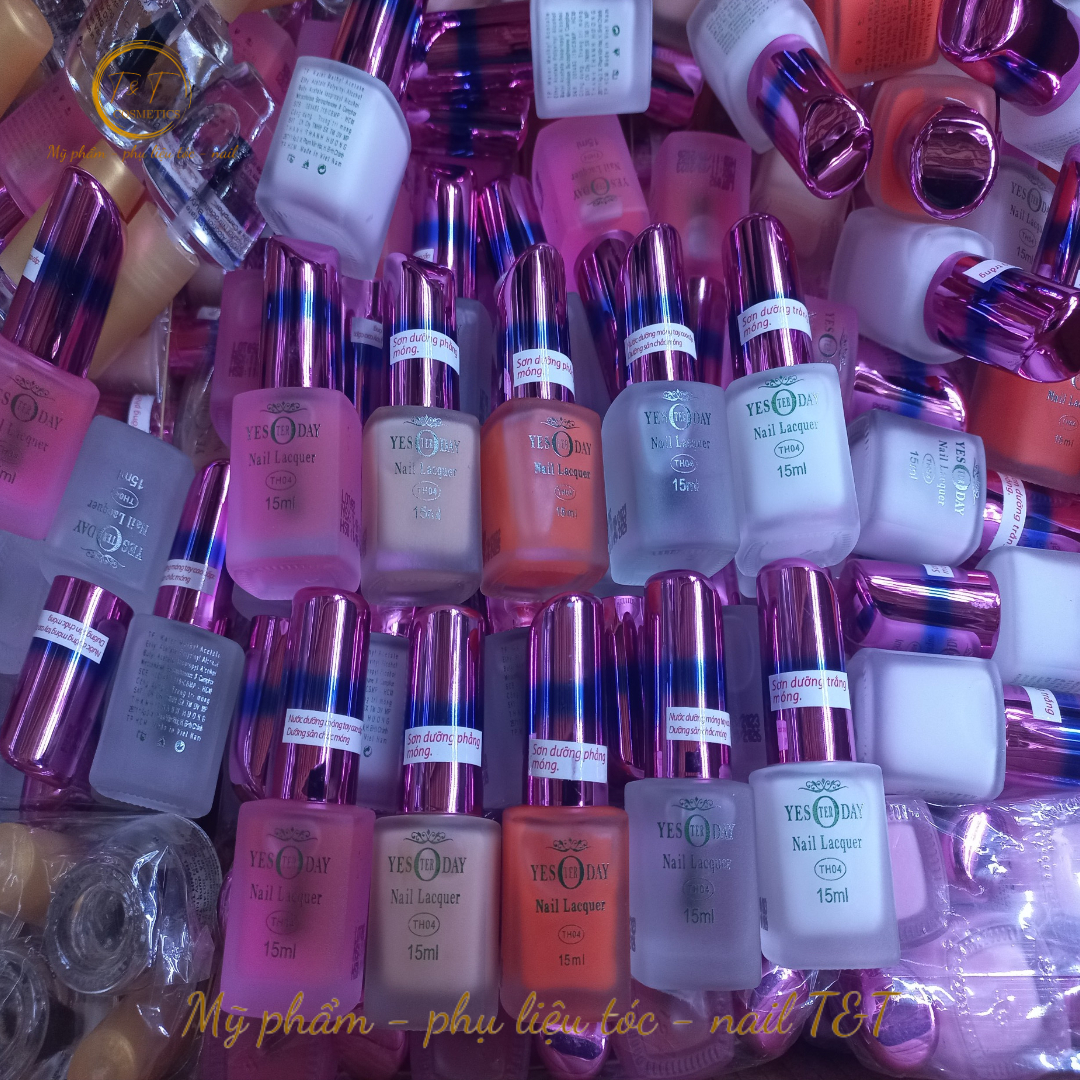 Sơn dưỡng móng, Sơn dưỡng phẳng móng Yesterday 15ml - Đủ màu