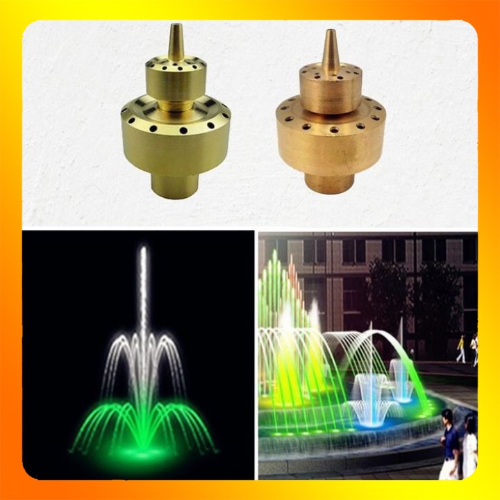Đầu phun nước hình bông hoa 2 tầng cho đài phun nước, tiểu cảnh, hòn non bộ