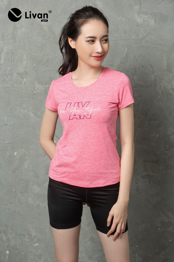 Áo thun nữ be you tiful livan sport
